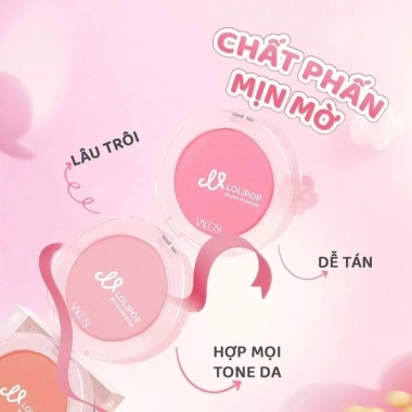 Phấn Má Hồng Vacosi Lolipop All Day Blush 5.6g – Giá chỉ 92.291đ, giảm 22%