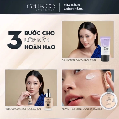 Phấn Nén Kiềm Dầu Catrice All Matt Plus Shine Control 10g - Kiểm Soát Bóng, Da Matte, Giá 162.000₫