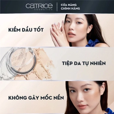Phấn Nén Kiềm Dầu Catrice All Matt Plus Shine Control 10g - Kiểm Soát Bóng, Da Matte, Giá 162.000₫