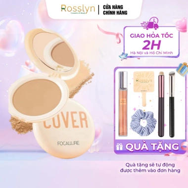 Phấn nền nén Focallure FA155 vitamin C kiềm dầu 9g Rosslyn chính hãng - Giá 99.000 VND