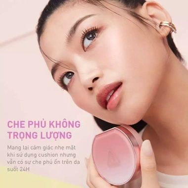 Phấn Nước 3CE Da Sáng Tự Nhiên 11g Mesh Cover Cushion - Che Phủ Mịn, Tự Nhiên 4 Phấn Nước 3CE Da Sáng Tự Nhiên 11g Mesh Cover Cushion - Che Phủ Mịn, Tự Nhiên 4