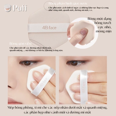 Phấn nước cushion mỏng nhẹ bền màu 4B:face Forever Velvet SPF50+ PA+++ 11g - 279.000đ