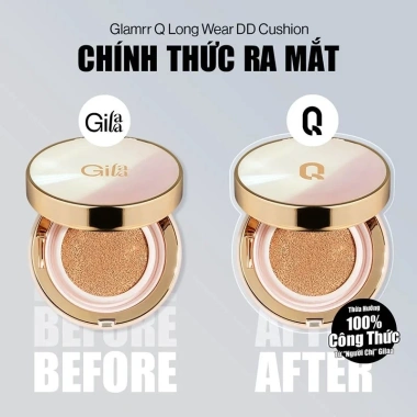 Phấn Nước Glamrr DD Cushion Che Phủ Mỏng Mịn Kiềm Dầu SPF50 PA+++ Giá 271k