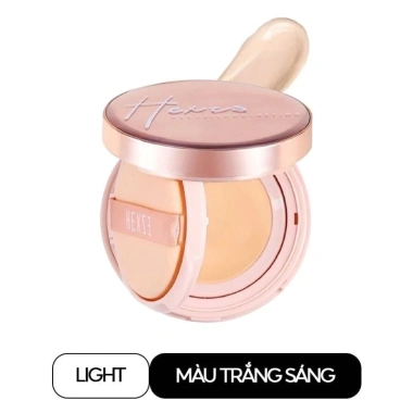 Phấn Nước Hexze Cushion 2 Lõi 15g x2 Lâu Trôi, Mỏng Nhẹ, Dưỡng Da