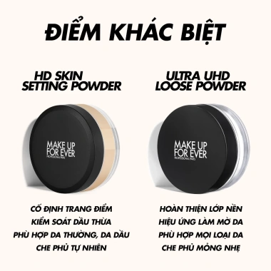 Phấn phủ bột Make Up For Ever HD Skin 18g - Kiểm soát dầu, da thường, ưu đãi 1.212.500 VND 3