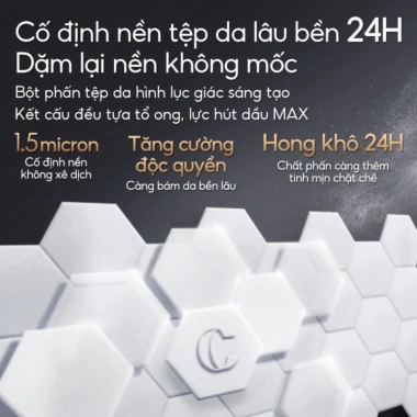 Phấn phủ CARSLAN kiềm dầu lâu trôi 24h 8g vỏ đen nam châm - Giá chỉ 375.000₫ 3
