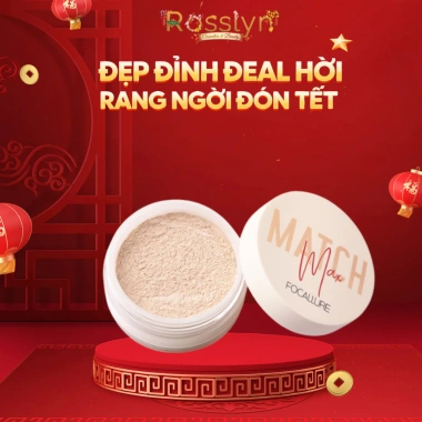 Phấn phủ FOCALLURE Rosslyn kiềm dầu tối đa - Chính hãng, giảm còn 72.000 VND