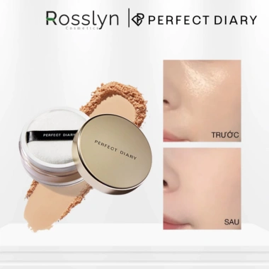 Phấn Phủ Kiềm Dầu Perfect Diary Rosslyn 12h Chống Thấm Nước Kiểm Soát Dầu - 225k 4