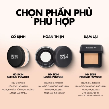 Phấn phủ nén HD SKIN Perfecting 10g - Make Up For Ever, hoàn thiện da, giảm giá 20% 4