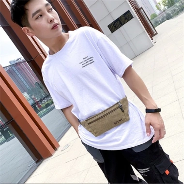 Phideon Túi Đeo Bụng Nam Nữ Chạy Bộ 3 Ngăn Phong Cách Hàn Quốc - Giá 54.000đ
