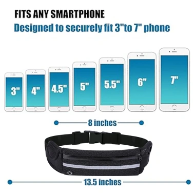 Phideon Túi thắt lưng chạy bộ thể thao thoáng khí - Giá chỉ 54.000 VND, giảm từ 64.800 VND