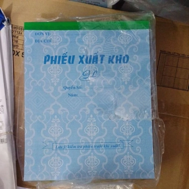 Phiếu xuất kho nhập kho khổ A4 2 liên loại dày - Giá chỉ 35.000 VNĐ