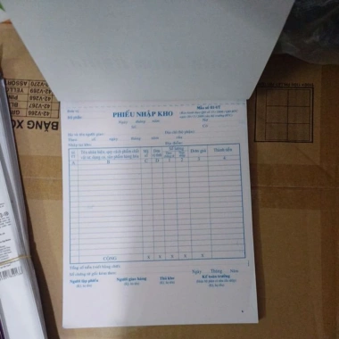 Phiếu xuất kho nhập kho khổ A4 2 liên loại dày - Giá chỉ 35.000 VNĐ