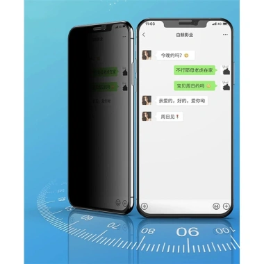 Phim Bảo Vệ 9D Full cho iPhone 17‑16‑15‑14‑13‑12‑11, X, XR, SE20 - Kính Cường Lực, Chống Gián Điệp, Riêng Tư
