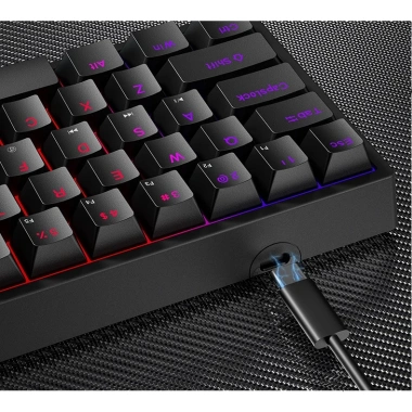 Phím cơ LEAVEN K620 Pro Type‑C tháo rời LED RGB – Giá 380.000₫, giảm từ 478.800₫ 2