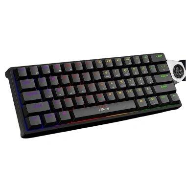 Phím cơ LEAVEN K620 Pro Type‑C tháo rời LED RGB – Giá 380.000₫, giảm từ 478.800₫ 6