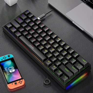 Phím cơ LEAVEN K620 Pro Type‑C tháo rời LED RGB – Giá 380.000₫, giảm từ 478.800₫ 7