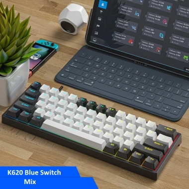 Phím cơ LEAVEN K620 Pro Type‑C tháo rời LED RGB – Giá 380.000₫, giảm từ 478.800₫ 9