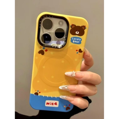 Phim Gấu Tóc Vàng Bé Trai – Giá Đỡ Vỏ iPhone 17-12 Pro Max Chống Sốc, Bảo Vệ Camera, 129.800đ 2