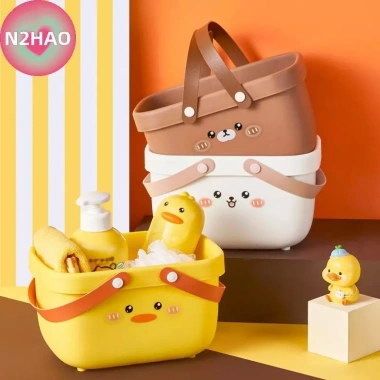 Phim Hoạt Hình Di Động Giỏ Rửa Tắm - Giỏ Đồ Giặt, Giỏ Tắm, Bảo Quản Sinh Viên