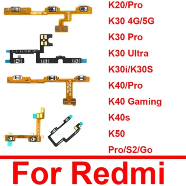 Phím nguồn âm lượng cáp mềm cho Xiaomi Redmi K20‑K50 Pro chơi game, giá 136.400 VND