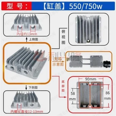 Phụ kiện bơm khí nén không dầu – Đầu xi lanh trực tiếp, kết nối nhanh, ống bọc bảo vệ 3
