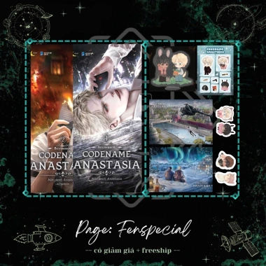 Phụ kiện Bookmark Sticker Poster Codename Anastasia Tập 1-2 + Quà 500k Giá 2.3tr 2 Phụ kiện Bookmark Sticker Poster Codename Anastasia Tập 1-2 + Quà 500k Giá 2.3tr 2