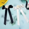 Phụ kiện cổ áo sơ mi nữ cao cấp, nơ hoa Camellia thổ cẩm sang trọng, giá 79.970 VND