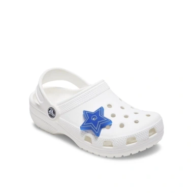 Phụ kiện Jibbitz Charm Lights Up Blue Star có đá quý, đèn xanh, giảm giá 225.000₫ 2