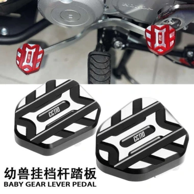 Phụ kiện lót bàn đạp sang số Honda Cubs CC110, chống trượt trước-sau, giảm giá 20% 2
