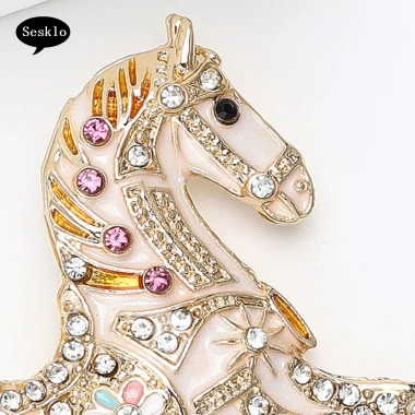 Phụ kiện ngựa hợp kim Trâm cài kim cương giả Lapel Pin cung hoàng đạo 113.300₫ 5