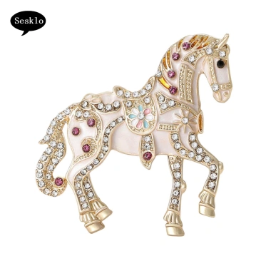 Phụ kiện ngựa hợp kim Trâm cài kim cương giả Lapel Pin cung hoàng đạo 113.300₫ 7