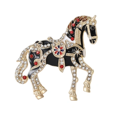 Phụ kiện ngựa hợp kim Trâm cài kim cương giả Lapel Pin cung hoàng đạo 113.300₫ 10