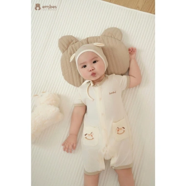 Phụ Kiện Sơ Sinh Mũ Buộc Tai Cún Cute Cotton Mềm Mại 0-9 Tháng - Giá 64.350đ 6