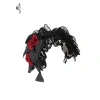 Phụ kiện tóc F & X Lolita ren đỏ đen - Băng đô nơ bướm Goth, giảm còn 379.965đ 5