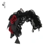 Phụ kiện tóc F & X Lolita ren đỏ đen - Băng đô nơ bướm Goth, giảm còn 379.965đ 10