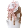 Phụ kiện tóc FX Lolita băng đô nơ hồng khói - Trang trí Mori Girl, vòng tóc KC, hoa hồng đắng, giảm giá 22% 5