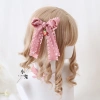 Phụ kiện tóc FX Lolita băng đô nơ hồng khói - Trang trí Mori Girl, vòng tóc KC, hoa hồng đắng, giảm giá 22% 10