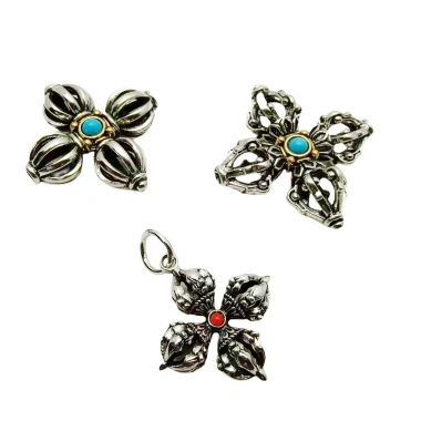 Phụ kiện tự làm Spacer Beads Cross Vajra - DIY trang sức, giảm 23% chỉ 59.256 VND 3