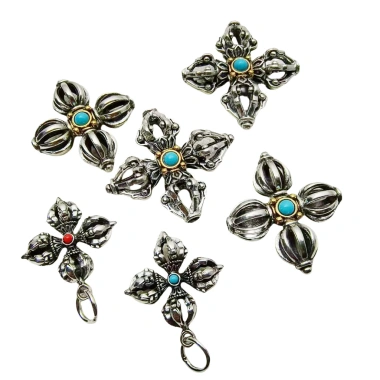 Phụ kiện tự làm Spacer Beads Cross Vajra - DIY trang sức, giảm 23% chỉ 59.256 VND 5