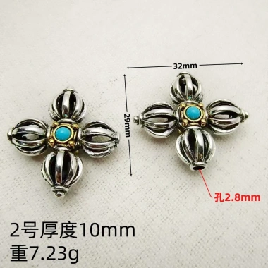 Phụ kiện tự làm Spacer Beads Cross Vajra - DIY trang sức, giảm 23% chỉ 59.256 VND 7