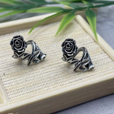 Phụ kiện vòng cổ tự làm hoa hồng thời trang, giảm 22% chỉ 33.595 VND 5