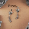 Phụ kiện vòng tay tự làm đuôi Bạc cổ - Thiết kế tinh tế, dễ lắp, giảm giá hấp dẫn 5