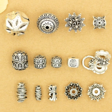 Phụ kiện vòng tay tự làm Spacer Beads - Hạt ngọc đa màu, dễ đan, giá 30,852₫
