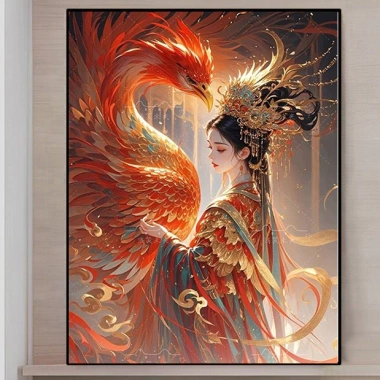 Phượng Hoàng Nữ Thần Đeo Chéo Cổ Điển Phong Cách 2.025 Trung Quốc Thêu Chữ Thập Giá Ưu Đãi 325k 5