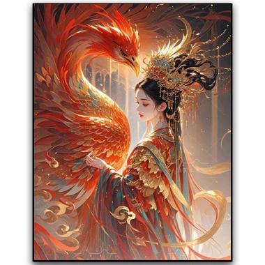 Phượng Hoàng Nữ Thần Đeo Chéo Cổ Điển Phong Cách 2.025 Trung Quốc Thêu Chữ Thập Giá Ưu Đãi 325k 6