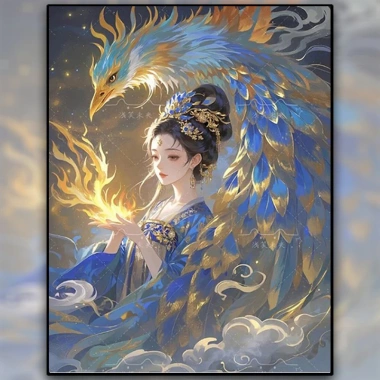 Phượng Hoàng Nữ Thần Đeo Chéo Cổ Điển Phong Cách 2.025 Trung Quốc Thêu Chữ Thập Giá Ưu Đãi 325k 7