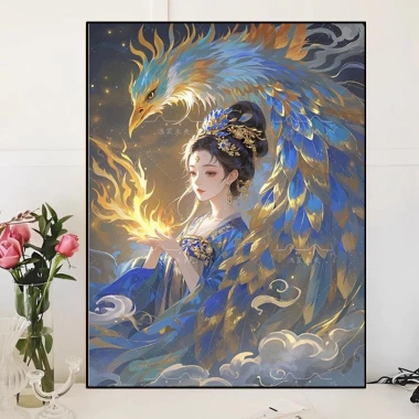 Phượng Hoàng Nữ Thần Đeo Chéo Cổ Điển Phong Cách 2.025 Trung Quốc Thêu Chữ Thập Giá Ưu Đãi 325k 8