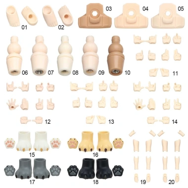 PICESTADIO Cơ Thể Khớp Búp Bê BJD Tay Nhóm YMY Body Hand - Giá chỉ 43.560₫
