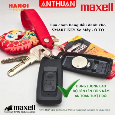 Pin 3V Maxell CR2.032/CR2.025/CR2.016 - Cúc áo cho remote, smartkey, khóa điện tử, máy tính, đồng hồ - Giá chỉ 28.000đ 3